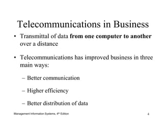 Chap06 Telecommunications and Networks | PDF