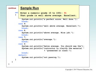 Chapter 6 - More conditionals and loops | PPTX