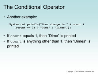 Chapter 6 - More conditionals and loops | PPTX