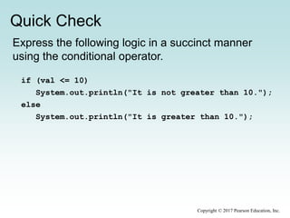 Chapter 6 - More conditionals and loops | PPTX