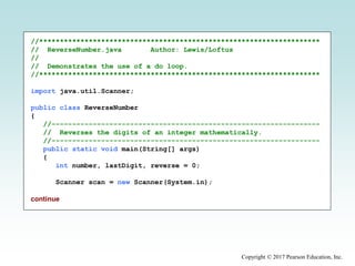 Chapter 6 - More conditionals and loops | PPTX
