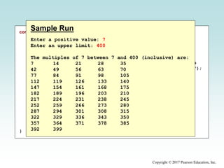 Chapter 6 - More conditionals and loops | PPTX