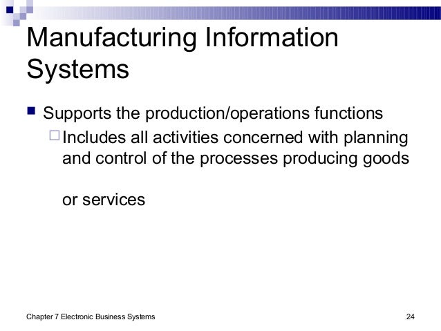 Chap07 Electronic Business Systems