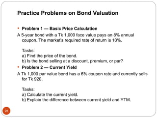 hons BBA 2nd year chap07 bond valuation.ppt