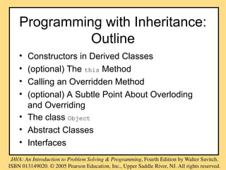 Unit 7 inheritance | PPT