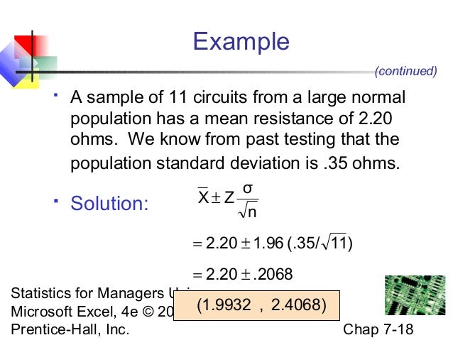 interval estimation example estimate examples