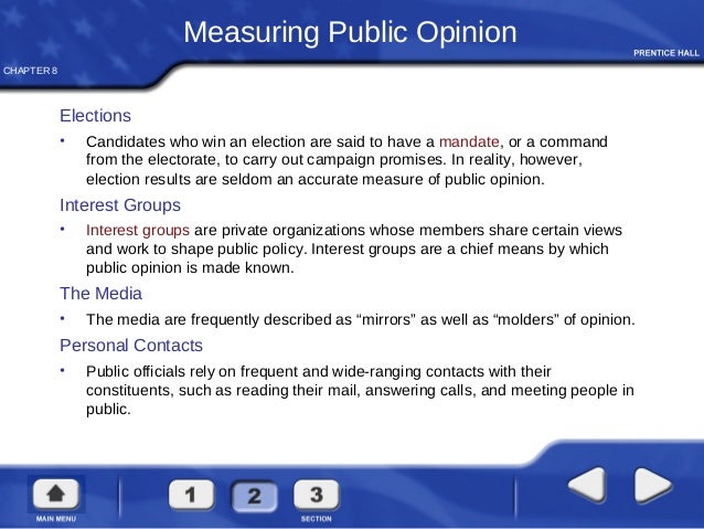 Mass Media And Public Opinion