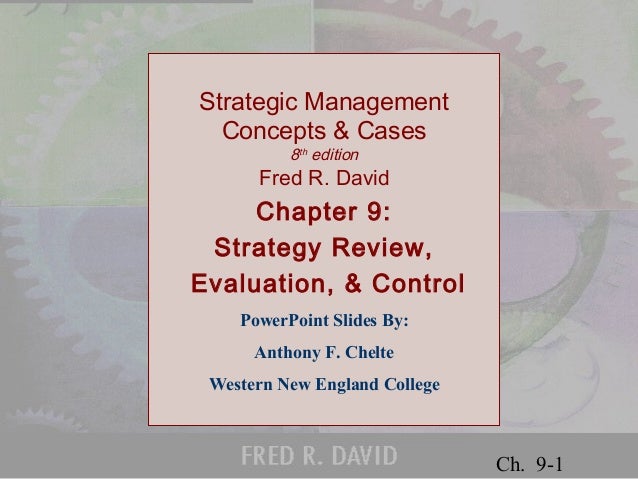 Strategy Review Evaluation And Control
