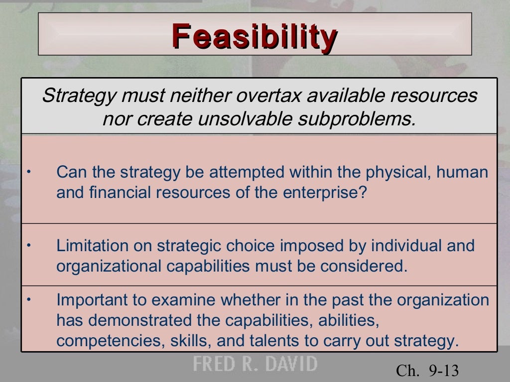 Strategy Review Evaluation And Control