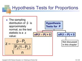 Chap09 hypothesis testing | PPTX