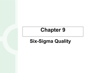 Comprehensive Guide to Six Sigma Quality and Total Quality Management | PPT