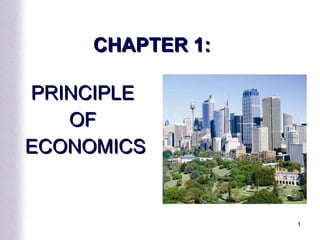 CHAPTER 1:  PRINCIPLE  OF  ECONOMICS 
