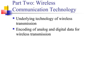 wireless communication and networking Chapter 1 | PPT