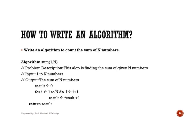 ADA_1 Introduction of Algorithm | PPT
