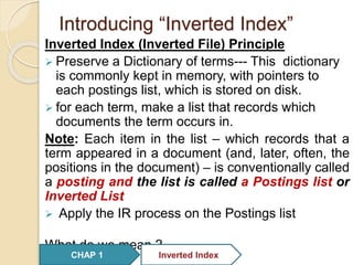 Chap 1 general introduction of information retrieval | PPTX