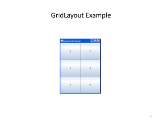 GridLayout Example
42
 
