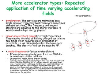 Oscillating Field Accelerator Chap1 intro to-accelerators_final | PDF