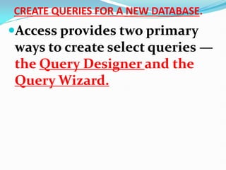 Management of database information system | PDF
