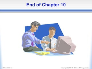 Copyright © 2006, The McGraw-Hill Companies, Inc.
McGraw-Hill/Irwin
End of Chapter 10
 