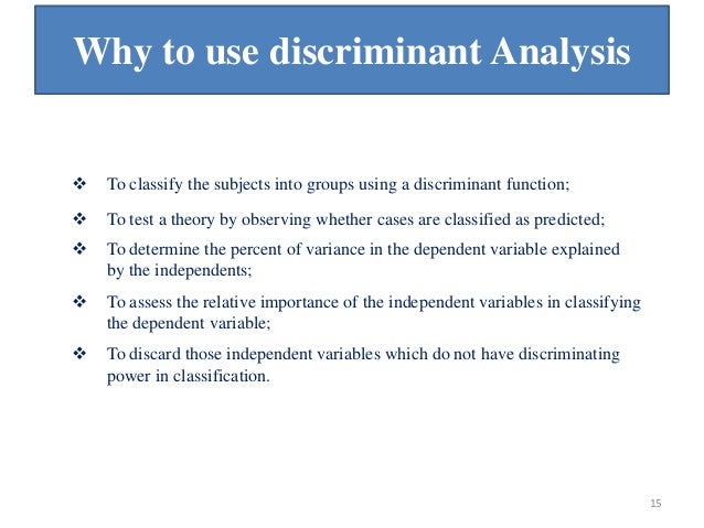 Discriminant Analysis In Sports