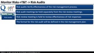 Chap 11.7 Monitor Risks | PDF