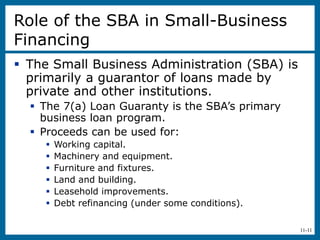 Source of capital chap11 education university.ppt