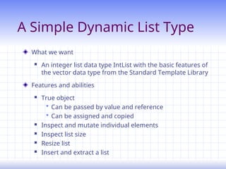 Pointer and dynamic objects mechanisam in | PPT
