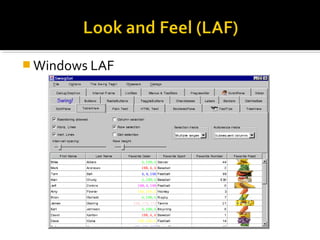  Windows LAF
 