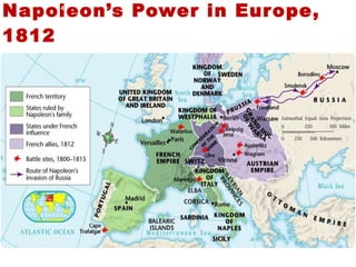 Napoleon’s Power in Europe, 1812 4 