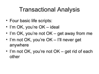 Chap 11 – transactional analysis | PPT