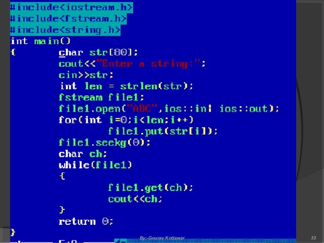 working file handling in cpp overview