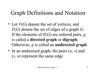 Digraph C chapter for data structure for computer science and engineering | PPT