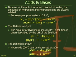 Chap 12 Acids and Bases (3) defintions s | PPT