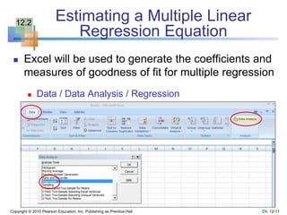 Chap12 multiple regression | PPT