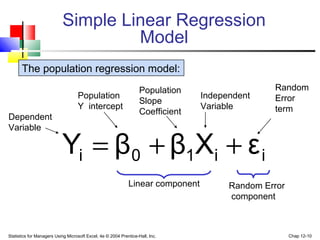 Simple Linear Regression | PPT
