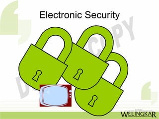 Electronic Security
 