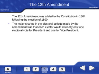 Did you know? The 12th Amendment was passed in 1804