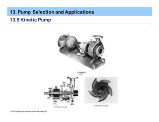 13. Pump Selection and Applications
ã2005 Pearson Education South Asia Pte Ltd
13.5 Kinetic Pump
 