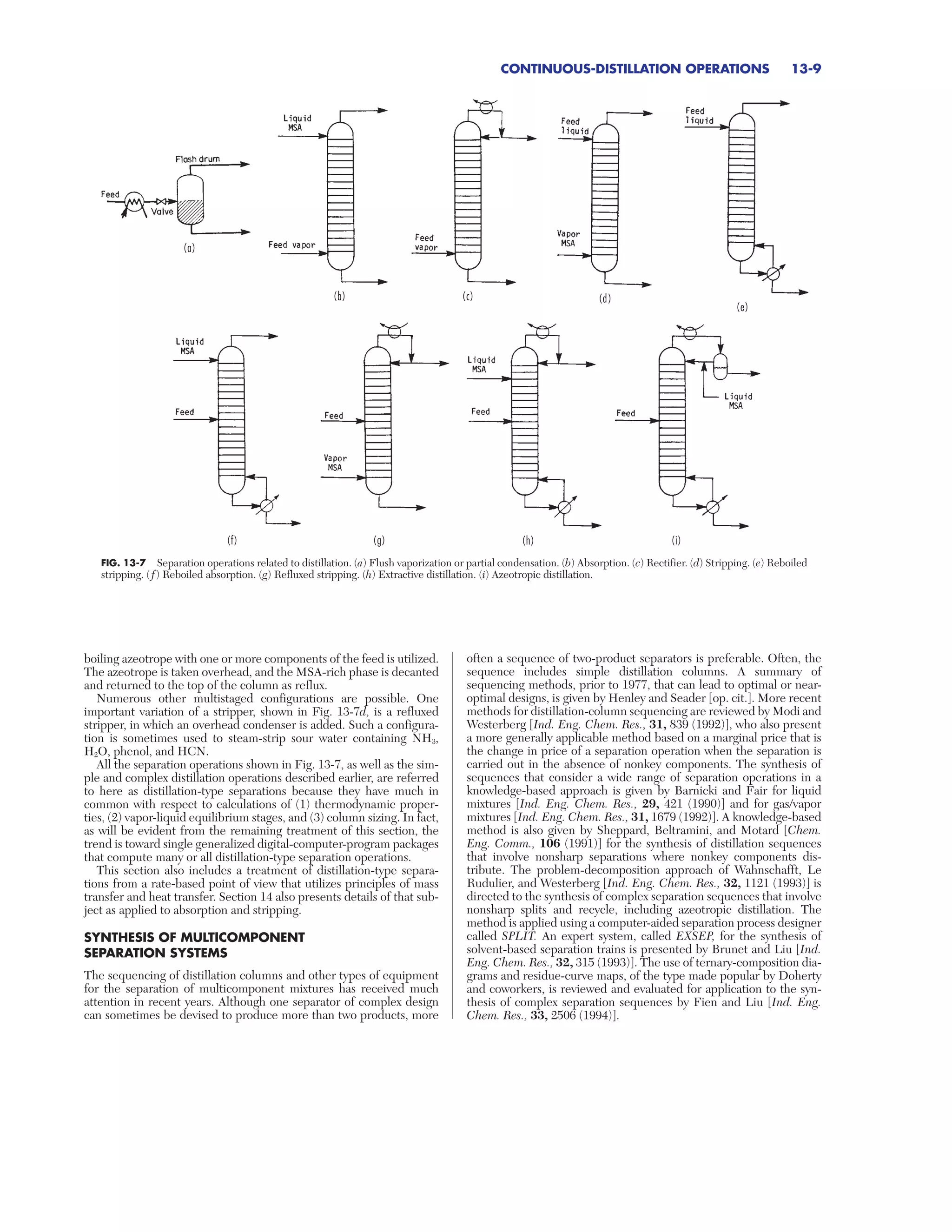 Perry’s Chemical Engineers’ Handbook 7ma Ed Chap 13 | PDF
