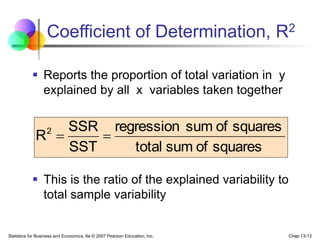 Explained Variance R2 Newbold_chap13.ppt