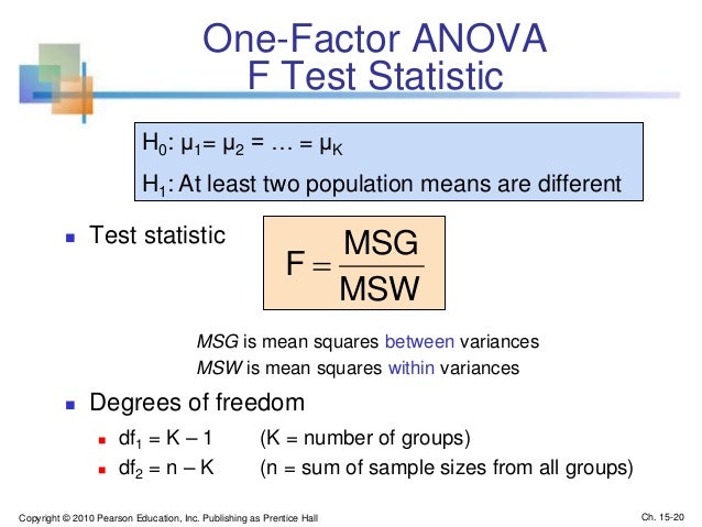 Chap15 Analysis Of Variance