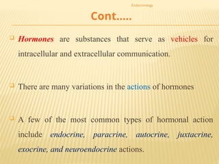 Comprehensive Overview of Endocrine Hormones and Their Functions in ...