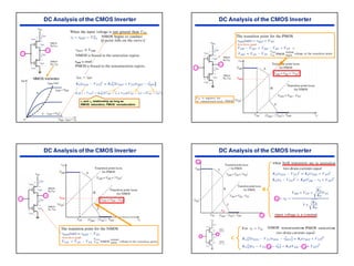 24
vSDP is small
vI and vO relationship as long as
NMOS: saturation, PMOS: nonsaturation
from below graph
vOPt
or
from above graph
vONt
vIt
B
C
 