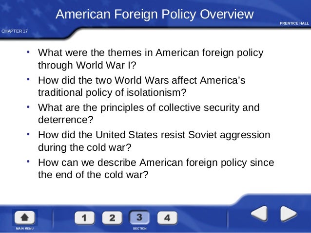 The Trends Of Foreign Policy And National