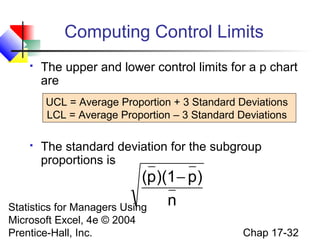 Chap17 statistical applications on management | PPT