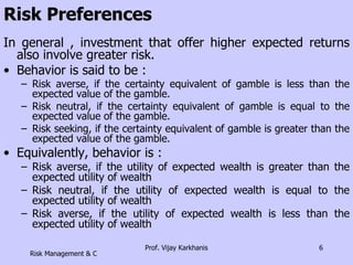 Calculated Risk Or Gamble Chap 18 risk management & capital budgeting | PPT