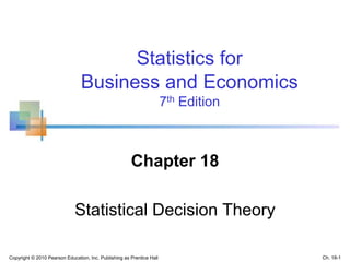 Chap18 statistical decision theory | PPTX