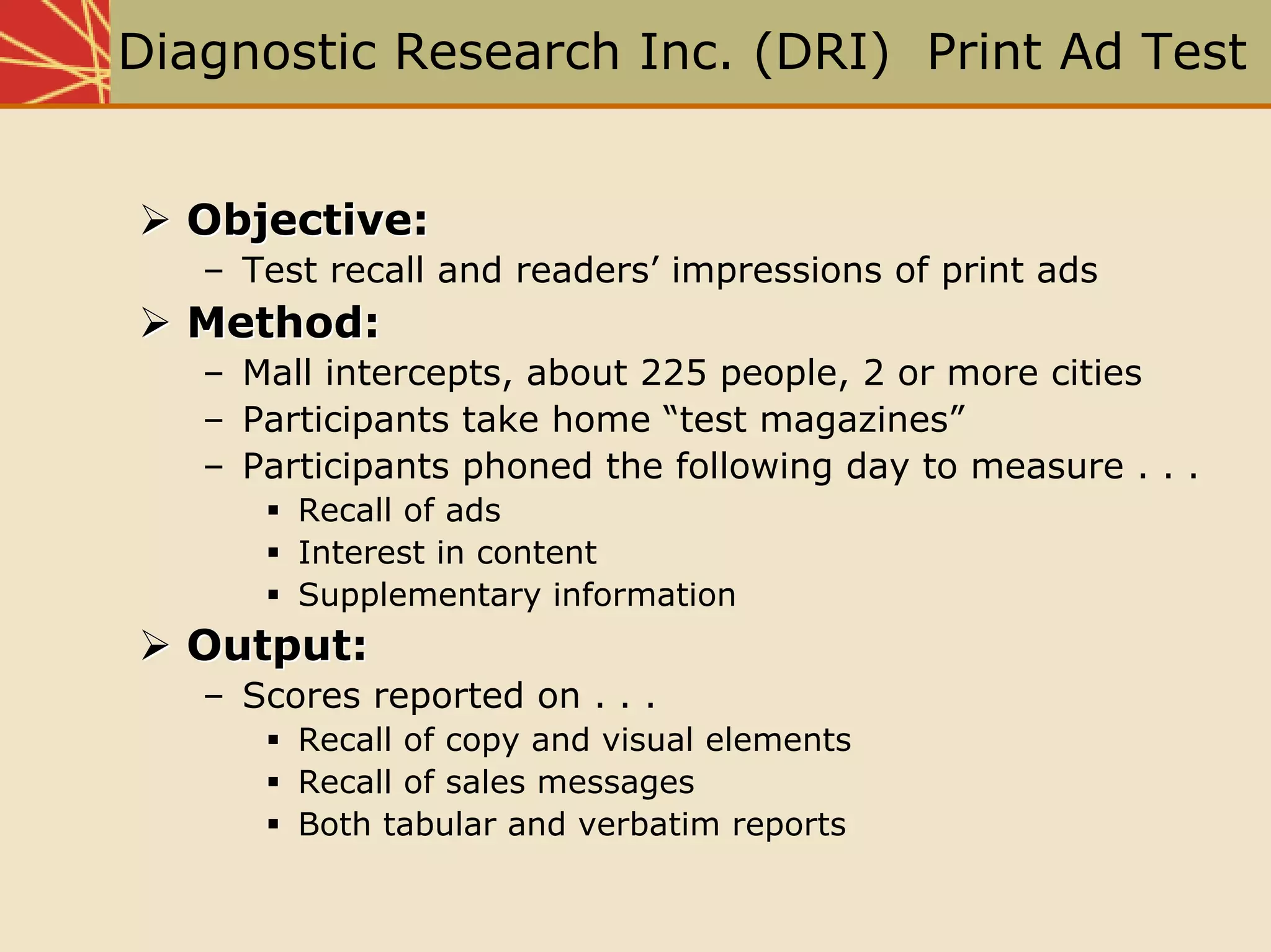 Chap19 Measuring The Effectiveness Of The Promotional Program