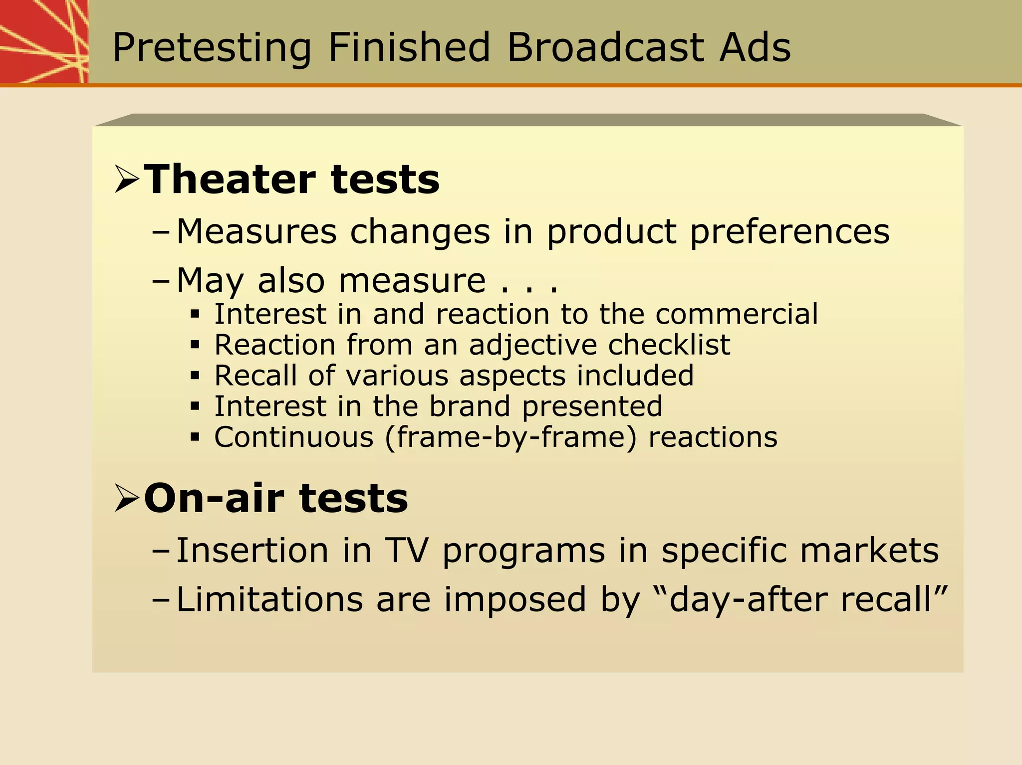 Chap19 Measuring The Effectiveness Of The Promotional Program