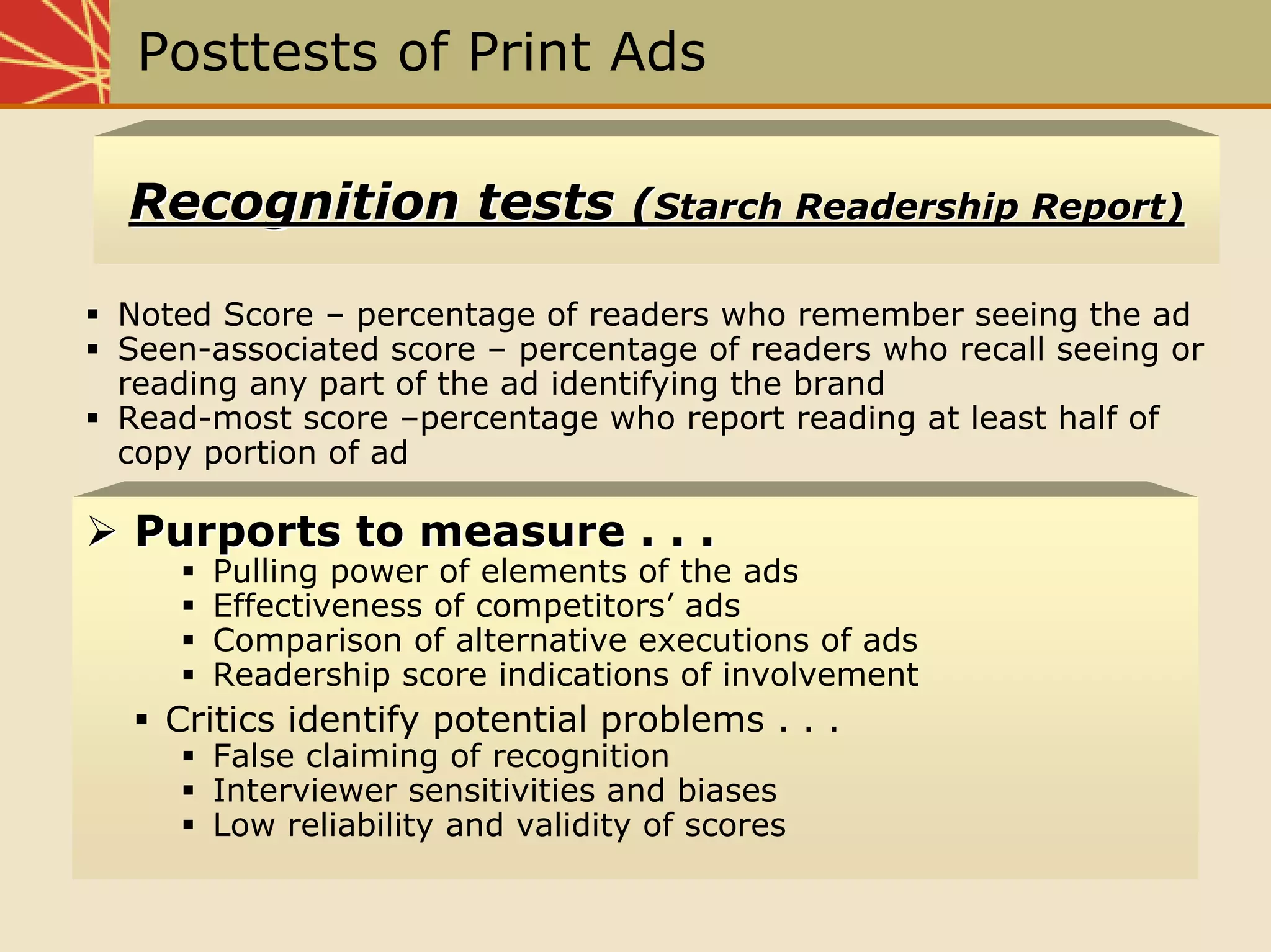 Chap19 Measuring The Effectiveness Of The Promotional Program